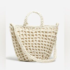 Madewell • Woen Once • Womens Crocheted Shoulder Bag Antique Cream